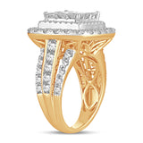 14K 4.00CT Diamond bridal ring