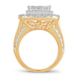 14K 4.00CT Diamond bridal ring