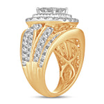 14K 4.00CT Diamond bridal ring