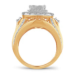 14K 4.00CT Diamond bridal ring