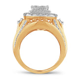 14K 4.00CT Diamond bridal ring