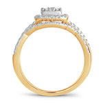 14K 0.55CT Diamond bridal set