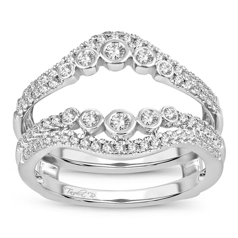 14K 0.50CT Diamond ring guard