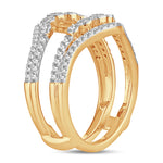 14K 0.50CT Diamond ring guard