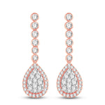 14K 3.01CT Diamond Earrings