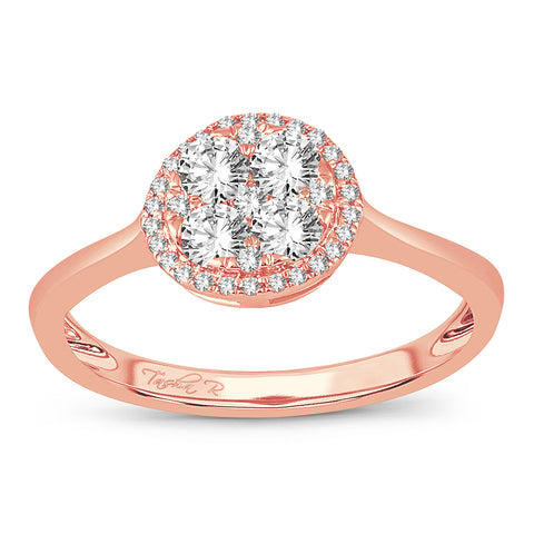 14K  0.48CT  DIAMOND  RING