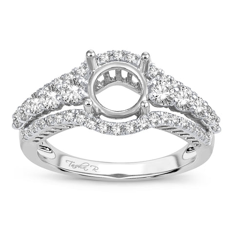 14K  0.90CT Diamond RING GUARD