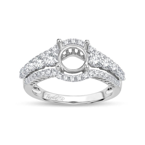 14K  0.90CT Diamond RING GUARD