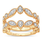 14K 0.33CT Diamond RING GUARD