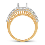 14K  0.90CT Diamond RING GUARD