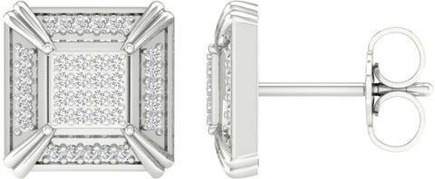 10K 0.25CT Diamond Earring